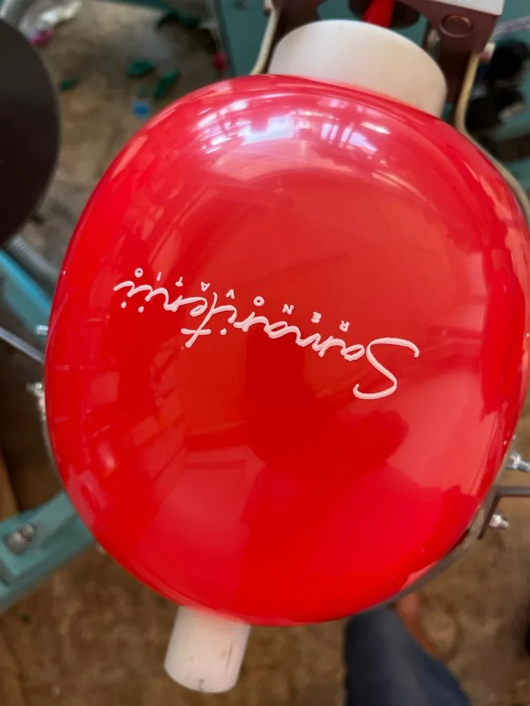Balon publicitar personalizat cu logo – exemplul 1