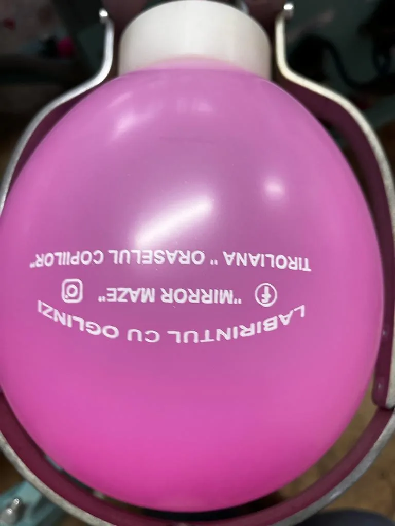 Balon publicitar personalizat cu logo – exemplul 2