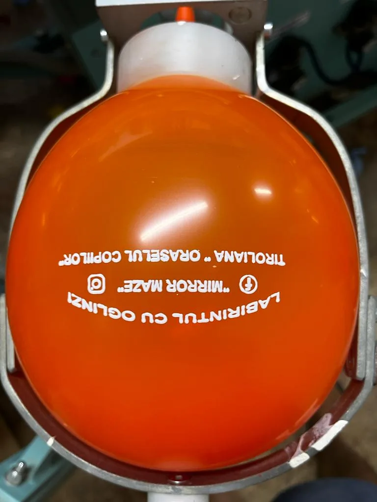 Balon publicitar personalizat cu logo – exemplul 3