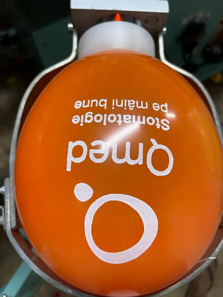 Balon publicitar personalizat cu logo – exemplul 5