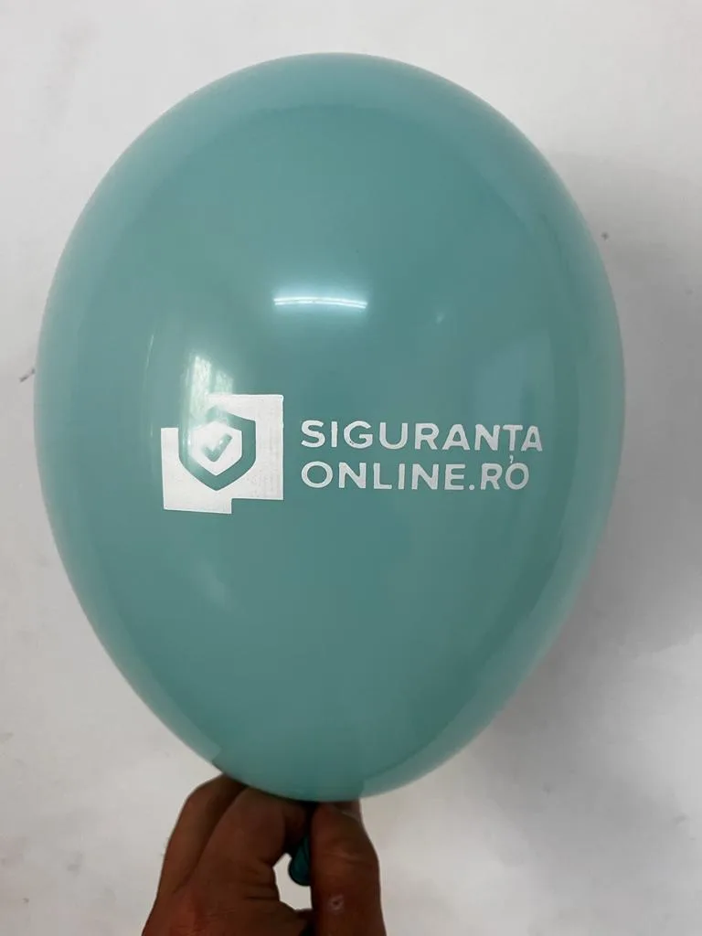 Balon publicitar personalizat cu logo – exemplul 8