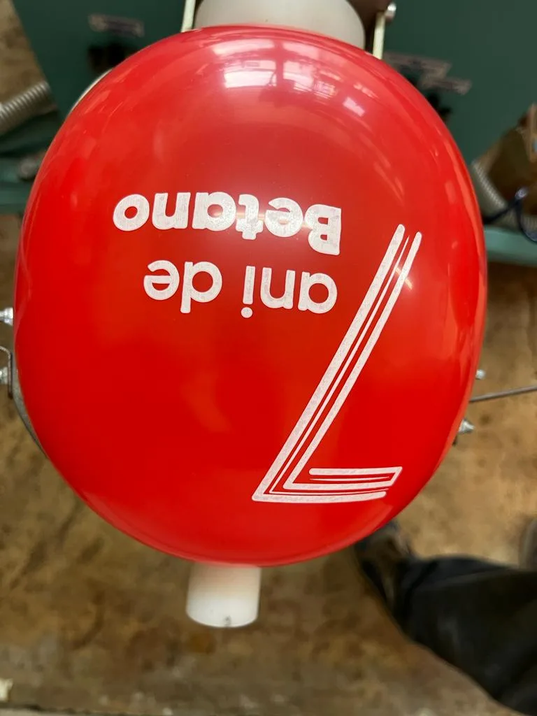Balon publicitar personalizat cu logo – exemplul 11