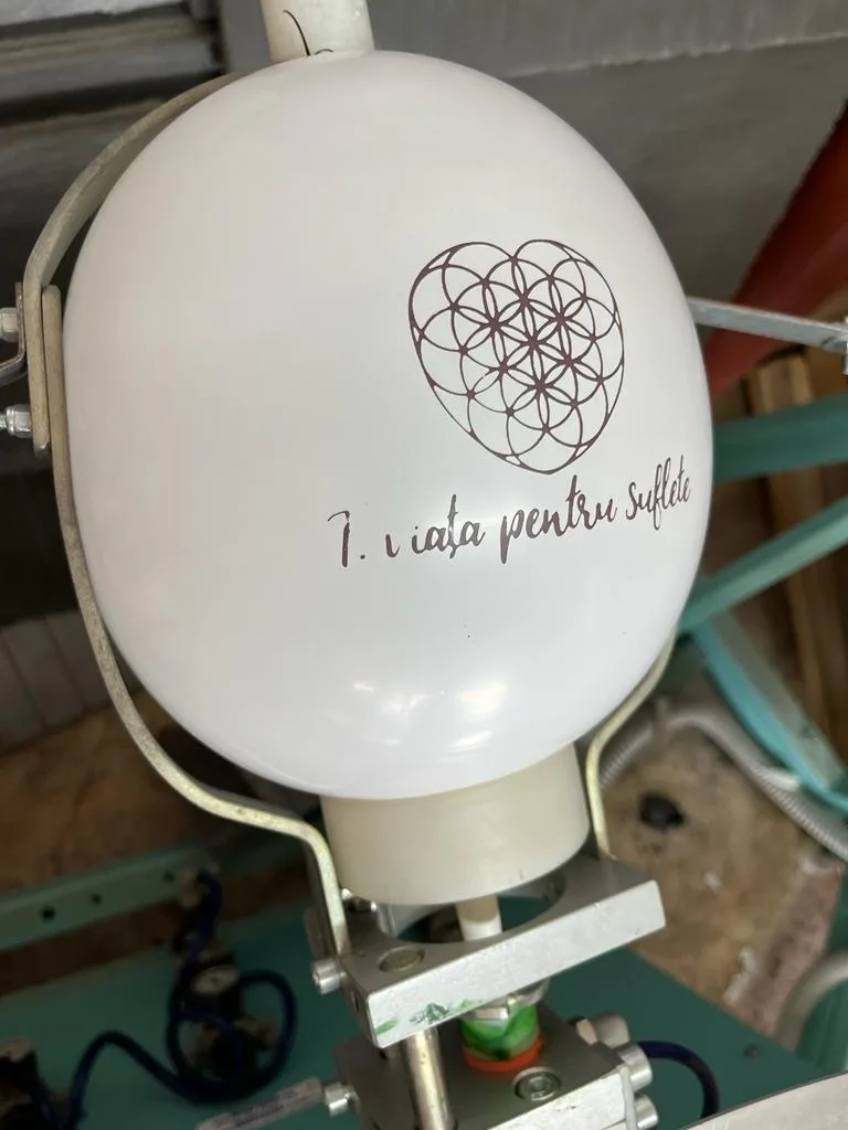 Balon publicitar personalizat cu logo – exemplul 20